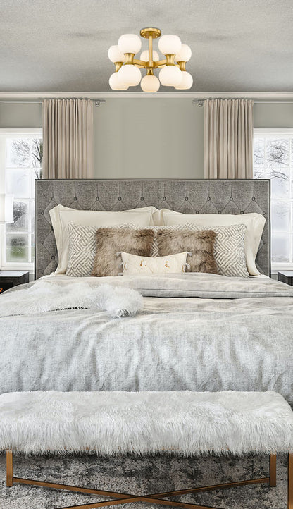 Z-Lite Artemis Semi-Flush Mount Frame Detail | Lighting House Orillia