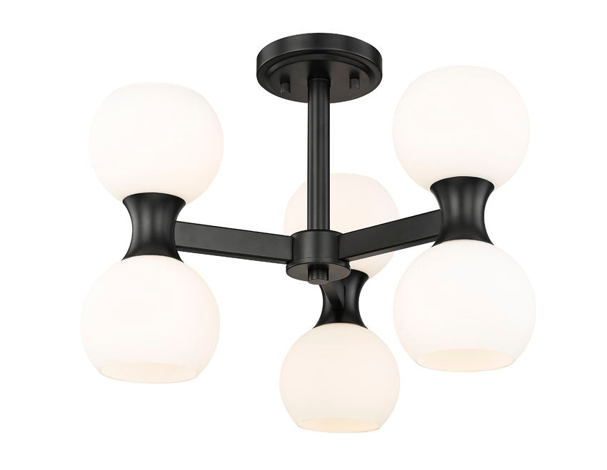 Z-Lite Artemis Semi-Flush Mount Kitchen Interior Lifestyle | Lighting House Orillia