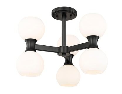 Z-Lite Artemis Semi-Flush Mount Kitchen Interior Lifestyle | Lighting House Orillia