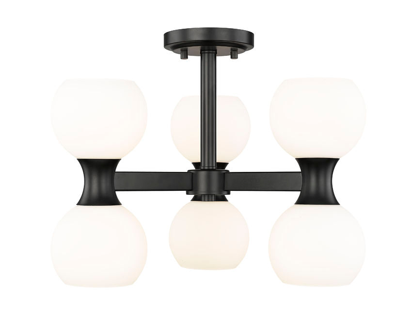 Z-Lite Artemis Semi-Flush Mount Dining Room Interior Lifestyle | Lighting House Orillia