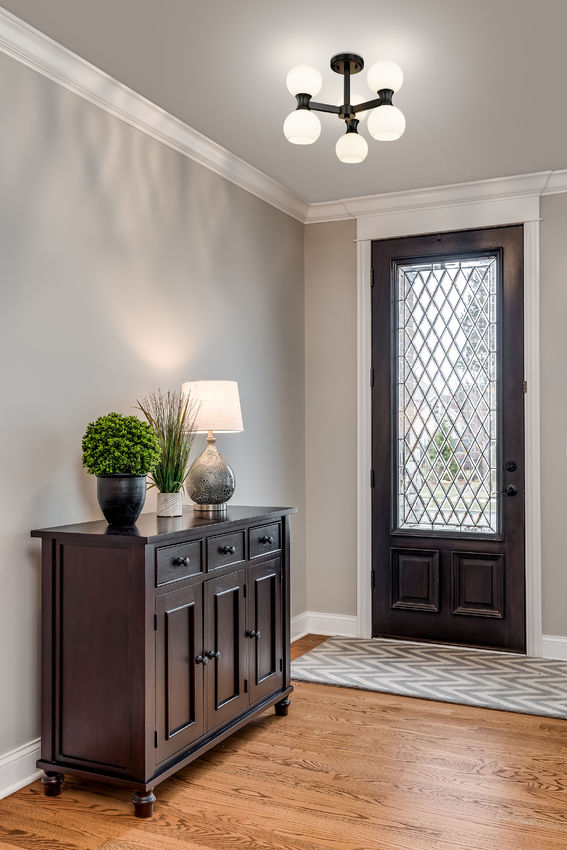 Z-Lite Artemis Semi-Flush Mount Glass Detail | Lighting House Orillia