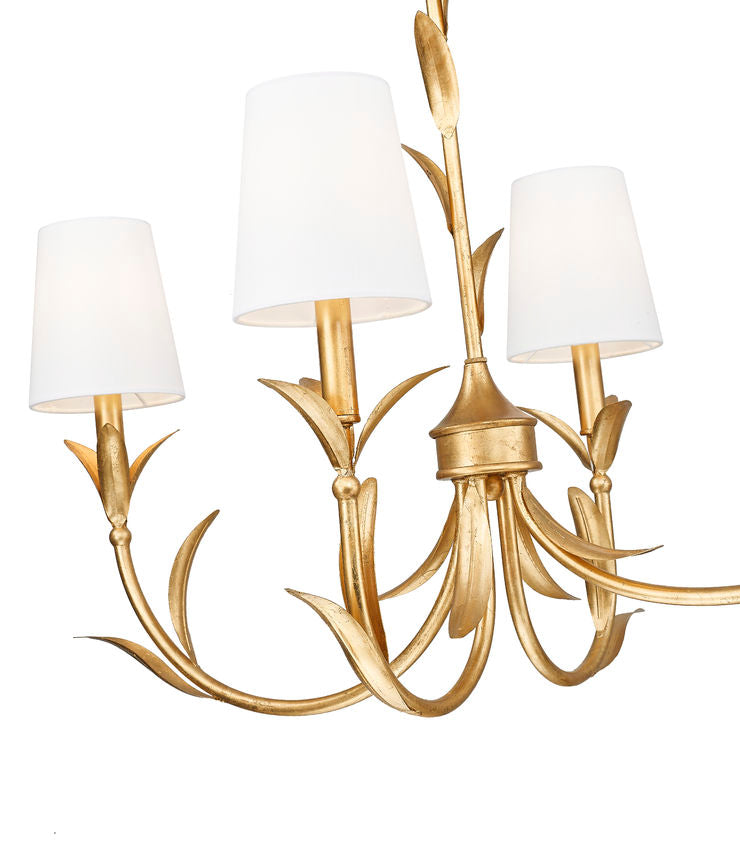 Z-Lite Aslin Linear Chandelier Interior Lifestyle Angle | Lighting House Orillia