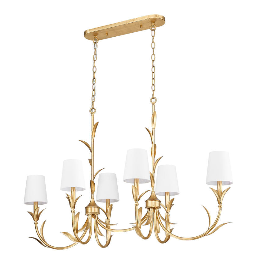 Z-Lite Aslin Linear Chandelier Night Lighting | Lighting House Orillia