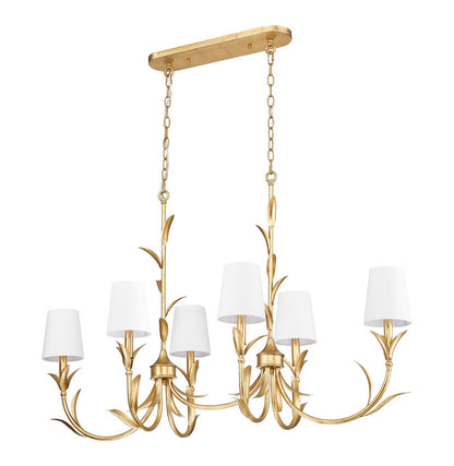 Z-Lite Aslin Linear Chandelier Night Lighting | Lighting House Orillia