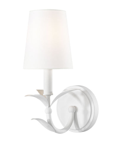 Z-Lite Aslin Wall Sconce 1-Light Textured White | Lighting House Orillia