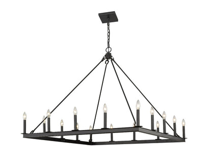 Z-Lite Barclay 16-Light Chandelier Matte Black | Lighting House Orillia