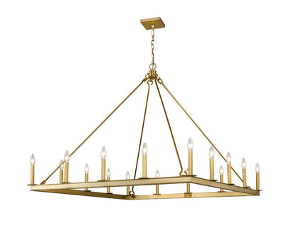 Z-Lite Barclay 16-Light Chandelier Olde Brass | Lighting House Orillia