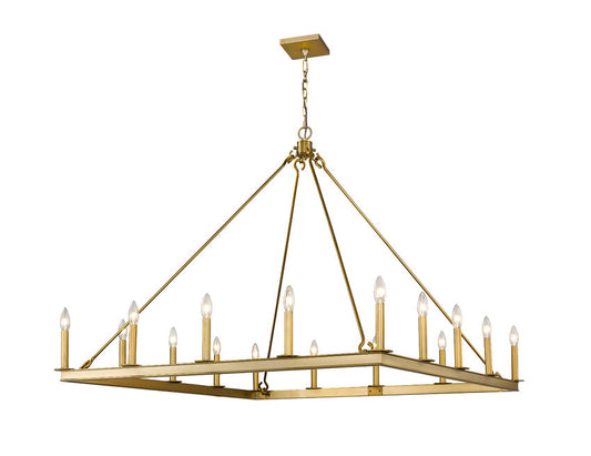Z-Lite Barclay 16-Light Chandelier Olde Brass | Lighting House Orillia