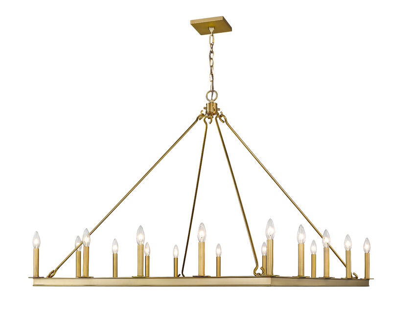 Z-Lite Barclay 16-Light Chandelier Foyer Interior Lifestyle | Lighting House Orillia