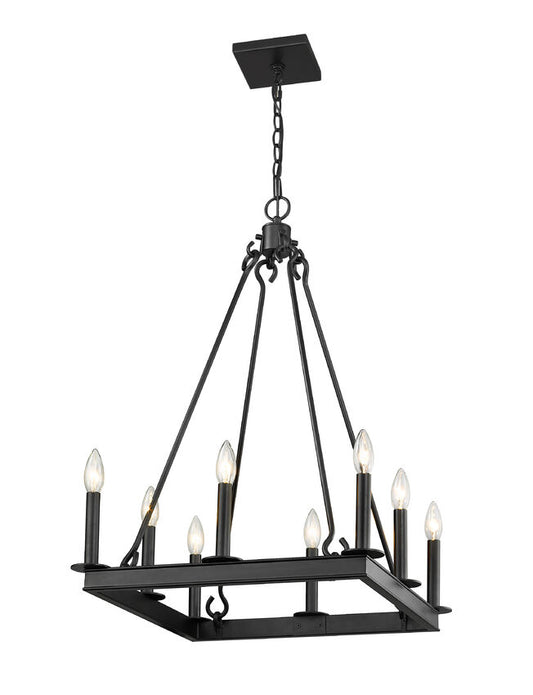 Z-Lite Barclay Chandelier Matte Black | Lighting House Orillia