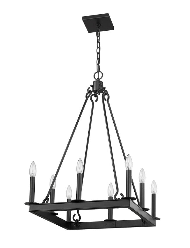 Z-Lite Barclay Chandelier Night Lighting | Lighting House Orillia