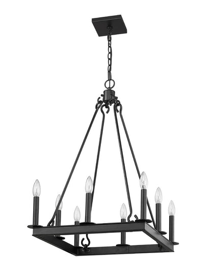 Z-Lite Barclay Chandelier Night Lighting | Lighting House Orillia