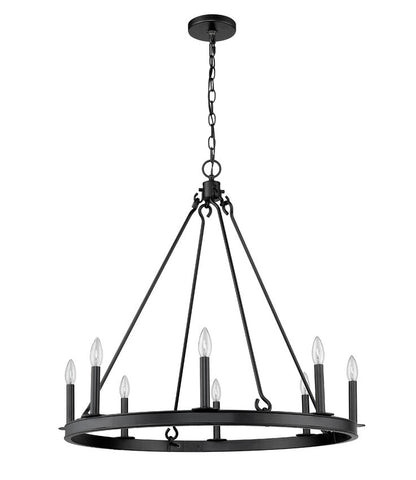 Z-Lite Barclay Round Chandelier Night Lighting | Lighting House Orillia