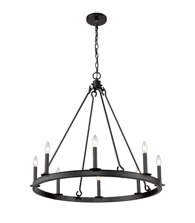 Z-Lite Barclay Round Chandelier Foyer Interior Lifestyle | Lighting House Orillia