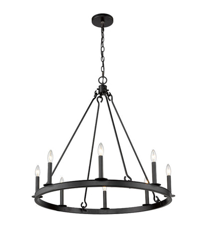 Z-Lite Barclay Round Chandelier Foyer Interior Lifestyle | Lighting House Orillia
