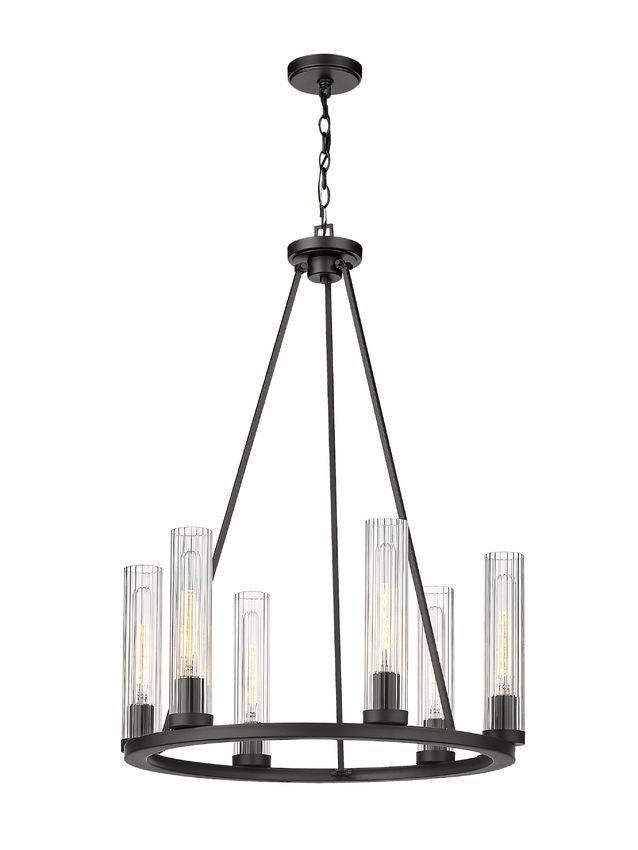 Z-Lite Beau Chandelier 6-Light Bronze | Lighting House Orillia