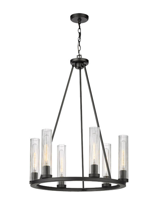 Z-Lite Beau Chandelier 6-Light Bronze | Lighting House Orillia