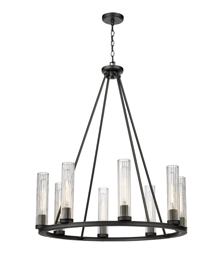 Z-Lite Beau Chandelier 8-Light Bronze | Lighting House Orillia