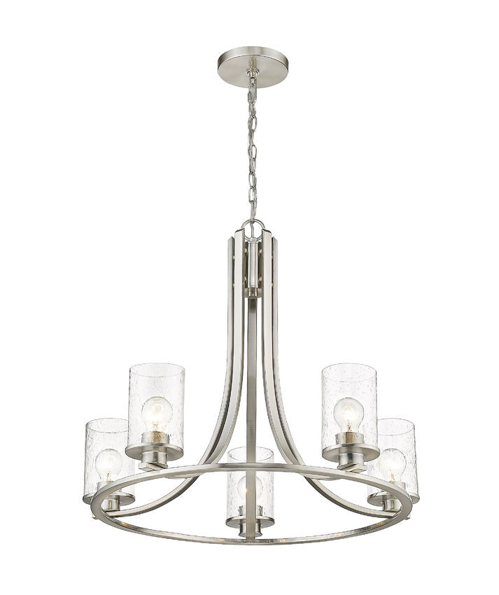 Z-Lite Beckett Chandelier Living Room Interior Lifestyle | Lighting House Orillia