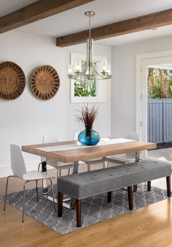 Z-Lite Beckett Chandelier Glass Detail | Lighting House Orillia