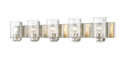 Z-Lite Beckett Vanity Light 5-Light Brushed Nickel | Lighting House Orillia