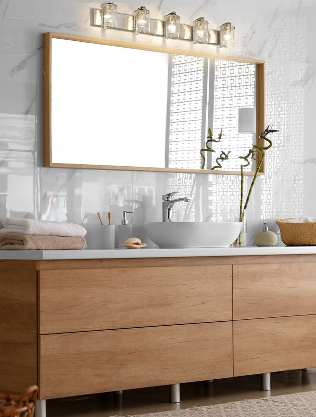 Z-Lite Beckett Vanity Light Glass Detail | Lighting House Orillia