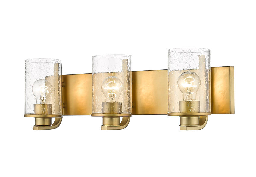 Z-Lite Beckett Vanity Light 3-Light Olde Brass | Lighting House Orillia