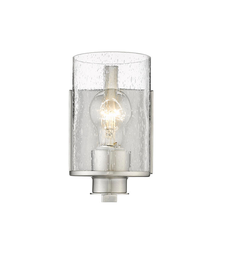 Z-Lite Beckett Wall Sconce Bathroom Interior Lifestyle | Lighting House Orillia