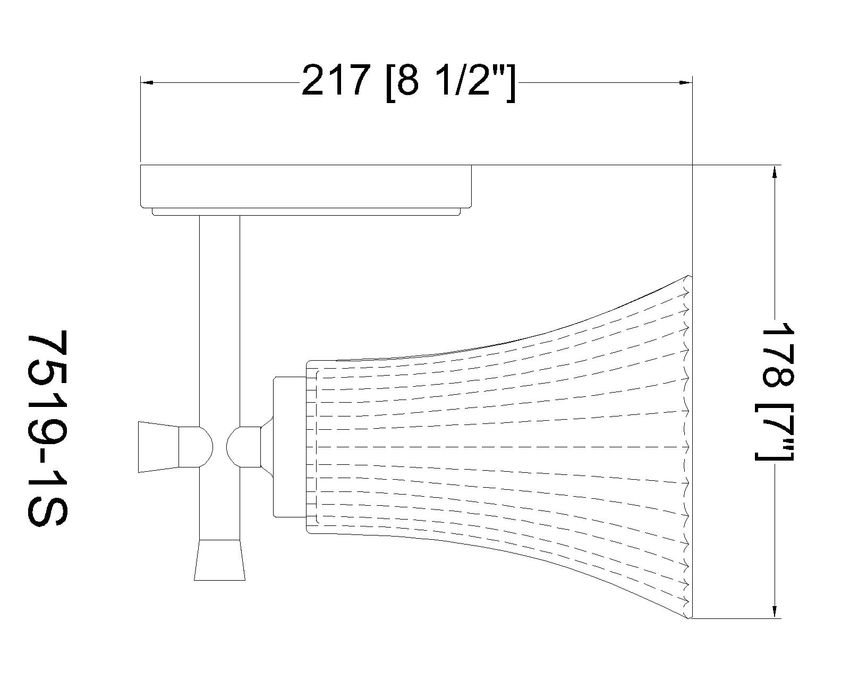 Z-Lite Belle Wall Sconce Dimensions | Lighting House Orillia