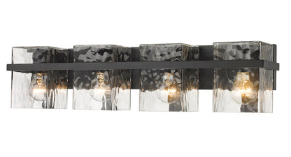 Z-Lite Bennington Vanity Light 4-Light Matte Black