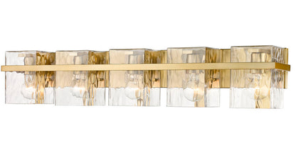 Z-Lite Bennington Vanity Light 5-Light Modern Gold