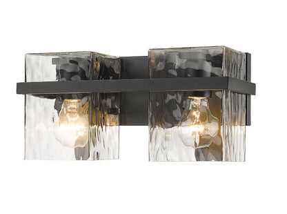 Z-Lite Bennington Vanity Light 2-Light Matte Black
