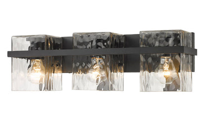 Z-Lite Bennington Vanity Light 3-Light Matte Black