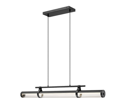 Z-Lite Benoit Linear Chandelier Matte Black