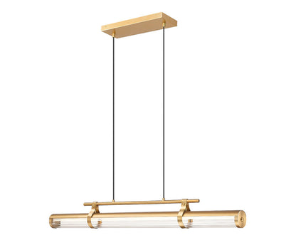 Z-Lite Benoit Linear Chandelier Modern Gold