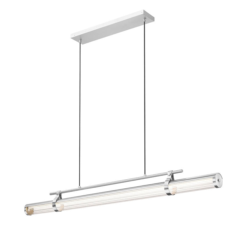 Z-Lite Benoit 54 Inch Linear Chandelier Brushed Nickel - interior lifestyle