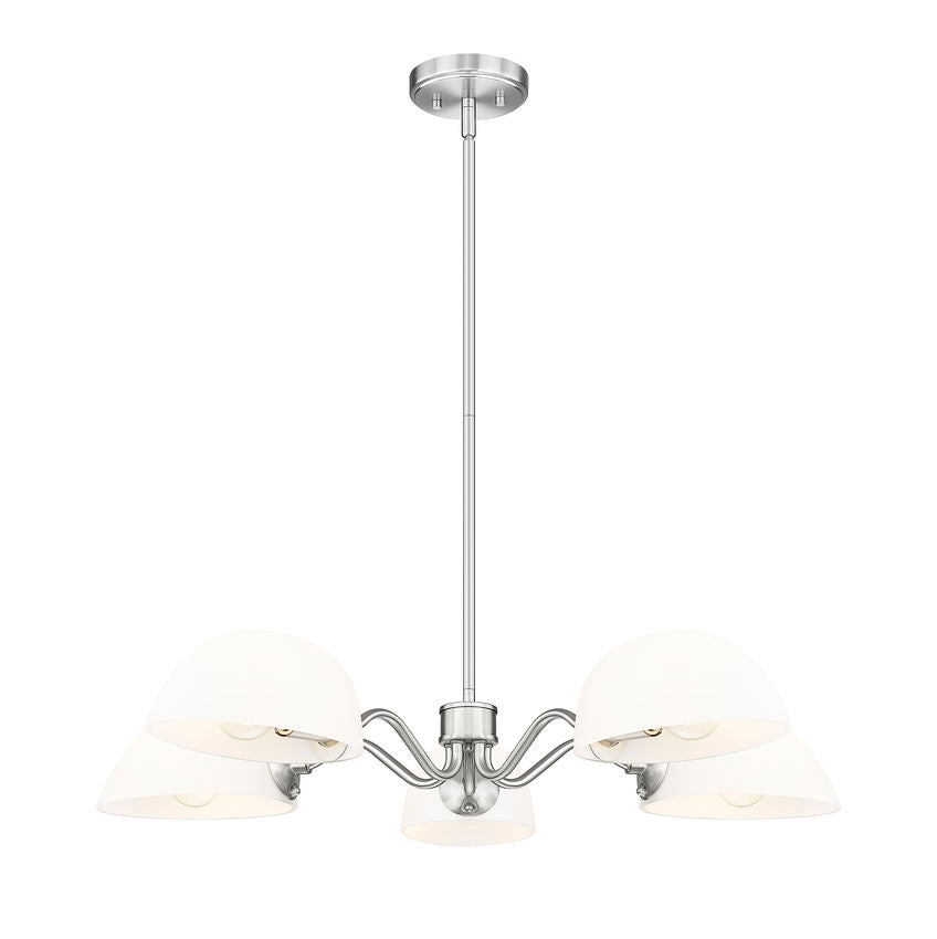 Z-Lite Breton Chandelier 5-Light Brushed Nickel | Lighting House Orillia
