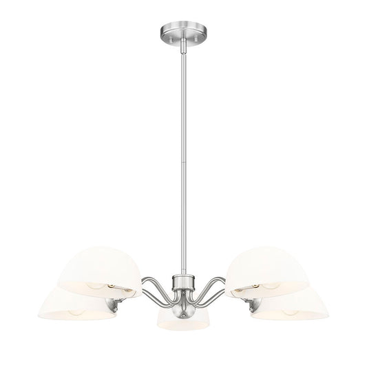 Z-Lite Breton Chandelier 5-Light Brushed Nickel | Lighting House Orillia