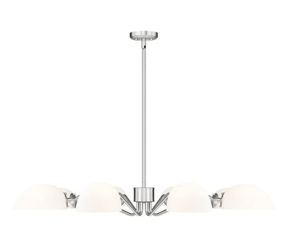 Z-Lite Breton Chandelier Dining Room Lifestyle