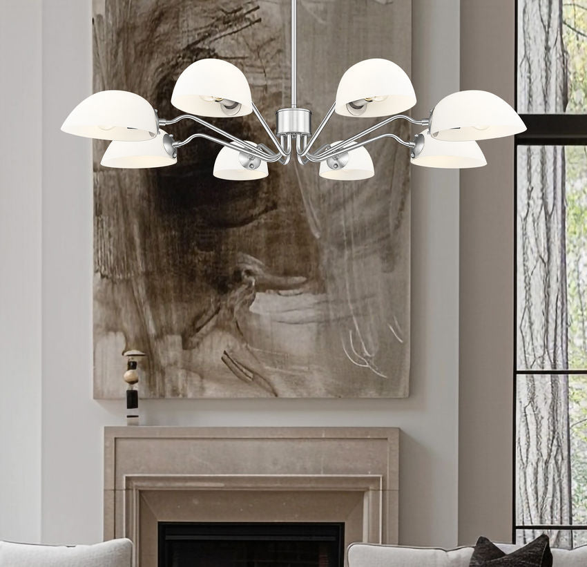 Z-Lite Breton Chandelier Glass Detail