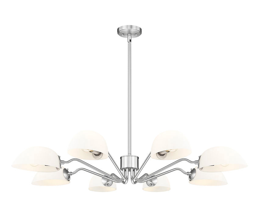 Z-Lite Breton Chandelier 8-Light Brushed Nickel