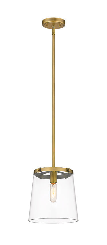 Z-Lite Callista Pendant 10-Inch Rubbed Brass | Lighting House Orillia