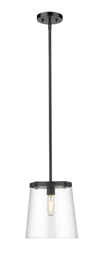 Z-Lite Callista Pendant, Matte Black, Close-Up Detail View 1 | Lighting House Orillia