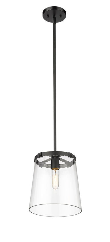 Z-Lite Callista Pendant, Matte Black, Close-Up Detail View 2 | Lighting House Orillia