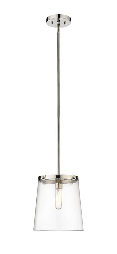 Z-Lite Callista Pendant, Polished Nickel, Close-Up Detail View 1 | Lighting House Orillia