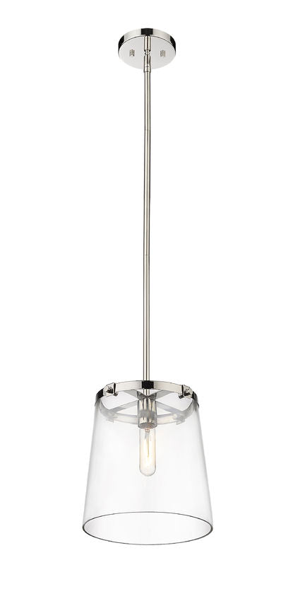 Z-Lite Callista Pendant, Polished Nickel, Close-Up Detail View 2 | Lighting House Orillia