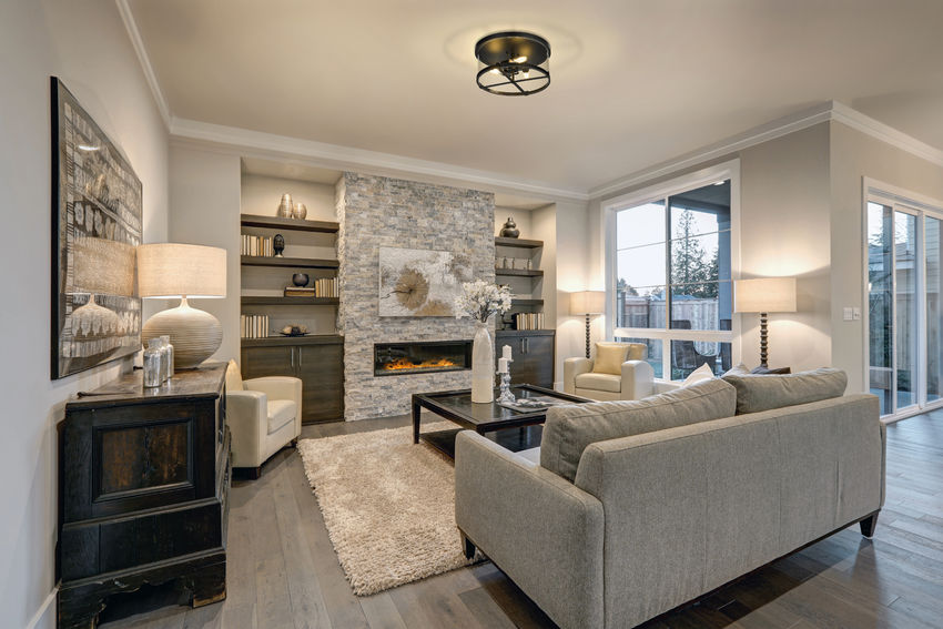 Z-Lite Callista Flush Mount, Matte Black, Interior Lifestyle | Lighting House Orillia