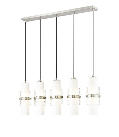Z-Lite Cayden Chandelier 5-Light Linear Brushed Nickel | Lighting House Orillia
