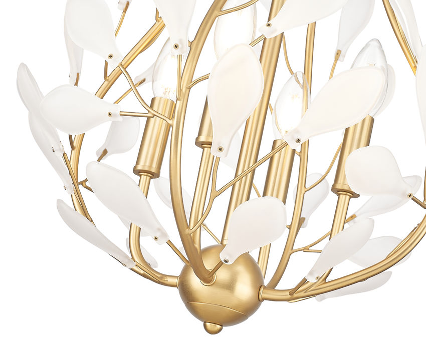 Z-Lite Claudine Chandelier Lifestyle Angle