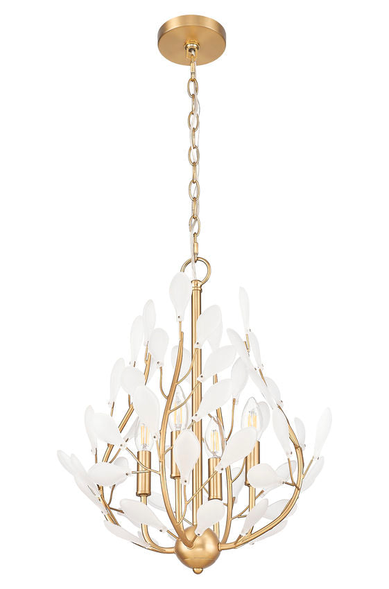 Z-Lite Claudine Chandelier Night Lighting